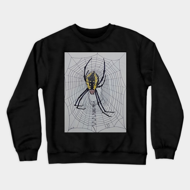 Spider Web Crewneck Sweatshirt by Matt Starr Fine Art